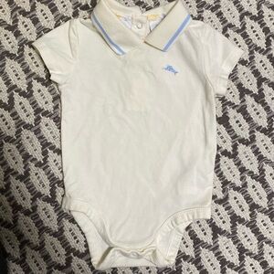 Never worn Tommy Bahama collared body suit, 3-6mo